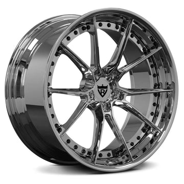 Chrome with black screws RVRN C7 wheels – built-to-order luxury-RVRN Custom Forged 2-Piece Series